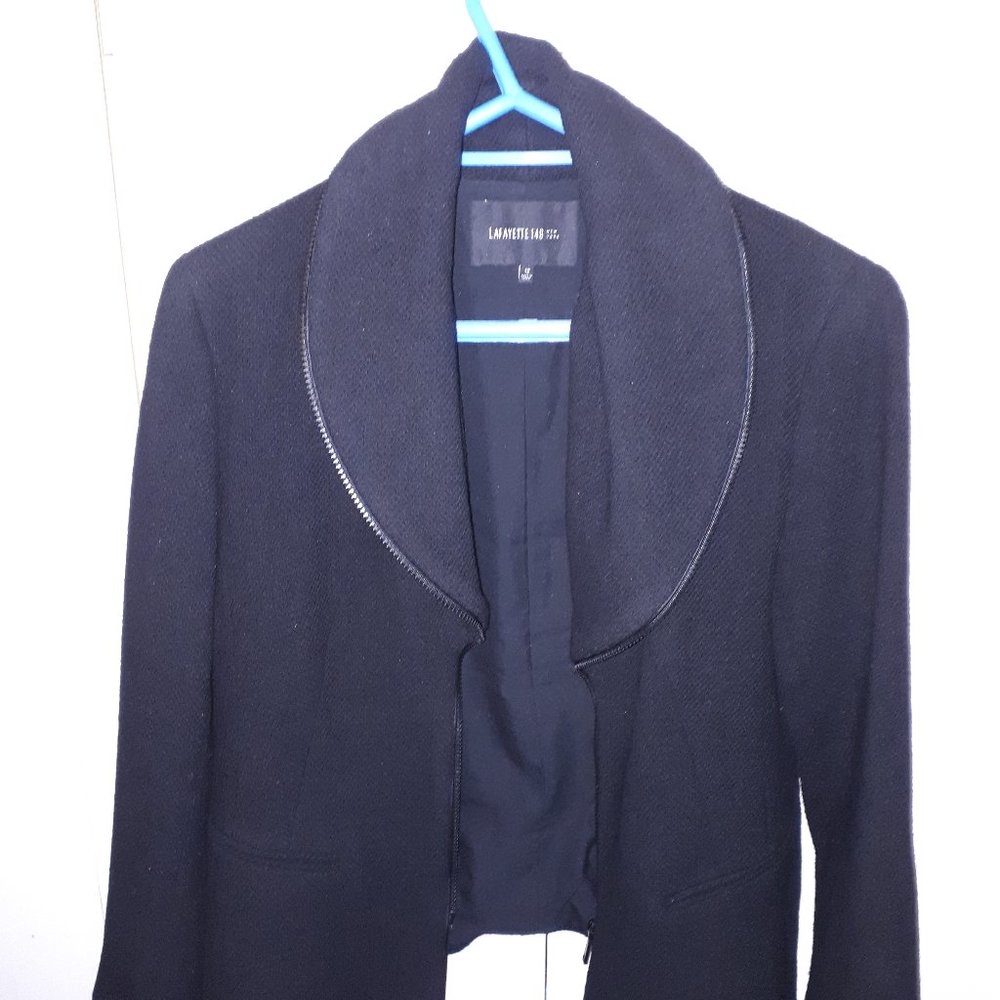 Lafeyette Black Skirt Suit Size 12
